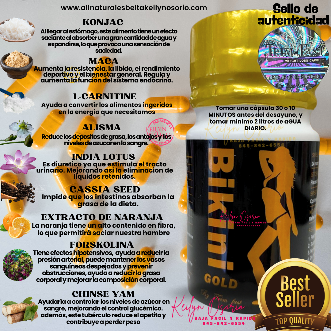 BIKINI Gold CÁPSULAS