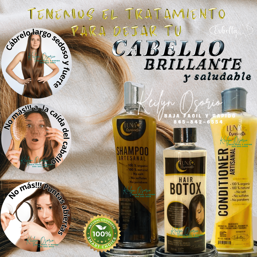 Set Para la caida del cabello Organico ARTESANAL