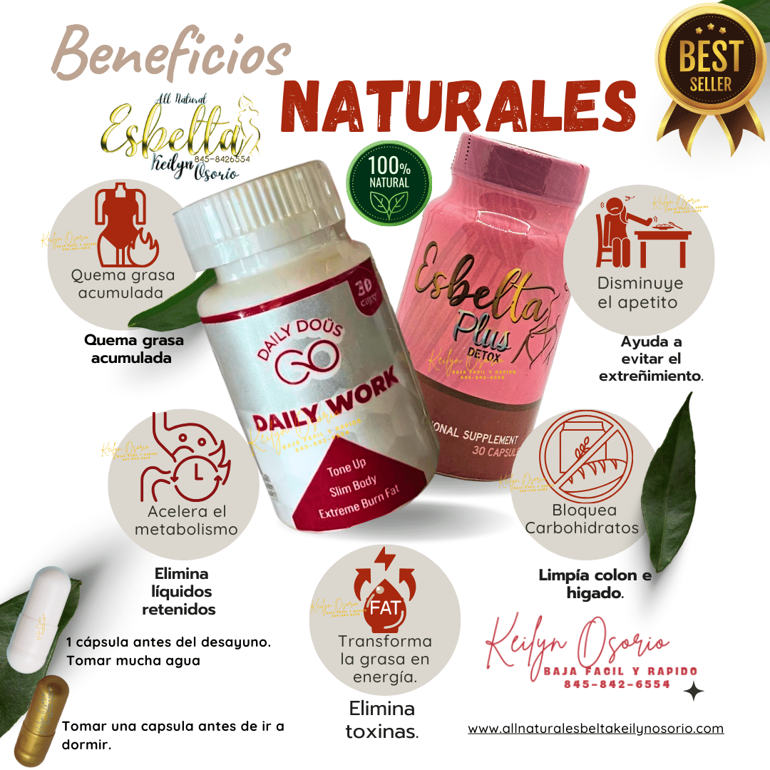 ESBELTA DETOX PLUS Y DAILY WORK