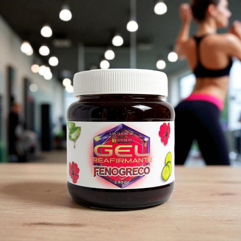 Gel Reafirmante de Fenogreco 250g BAJA FACIL Y RAPIDO CON KEILYN OSORIO