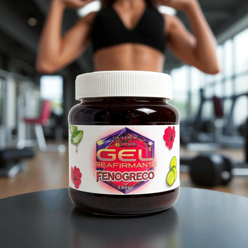 Gel Reafirmante de Fenogreco 250g BAJA FACIL Y RAPIDO CON KEILYN OSORIO