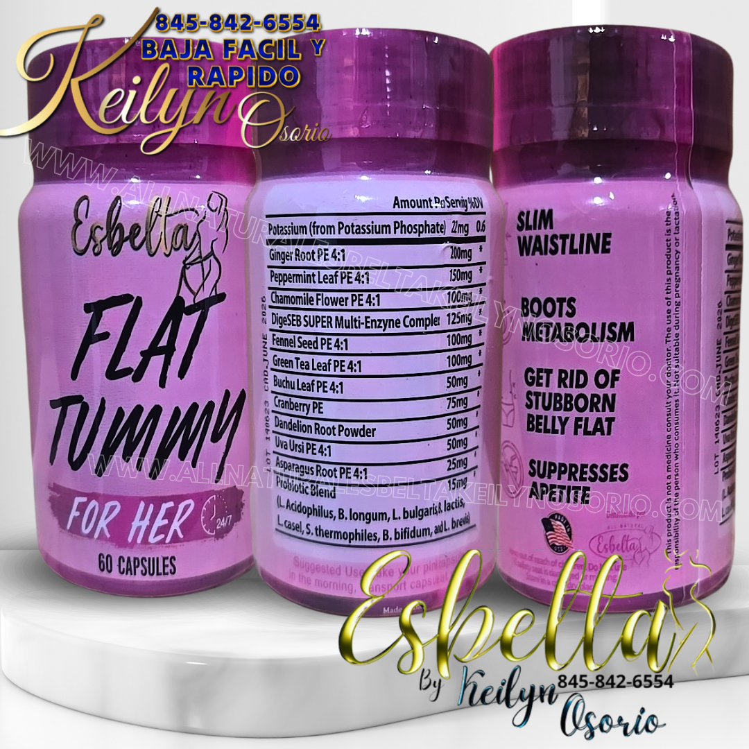 Esbelta Flat Tummy y Esbelta sos