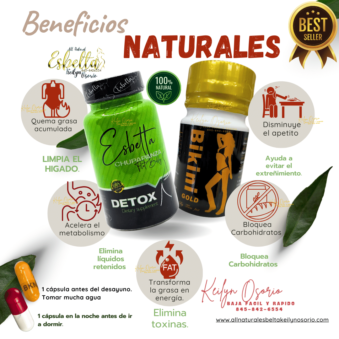 ESBELTA FLAT BELLY DETOX Y BIKINI GOLD