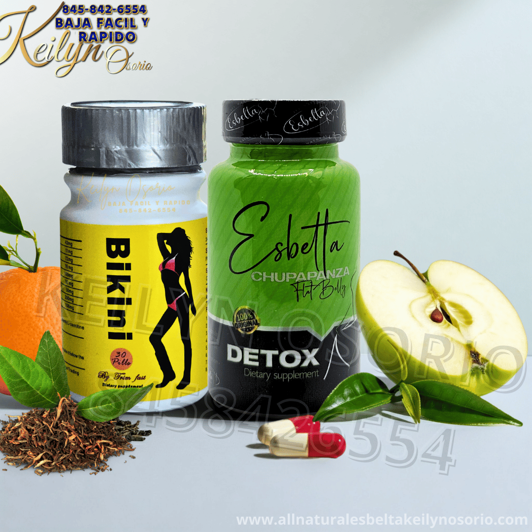 ESBELTA FLAT BELLY DETOX Y BIKINI CAPSULAS