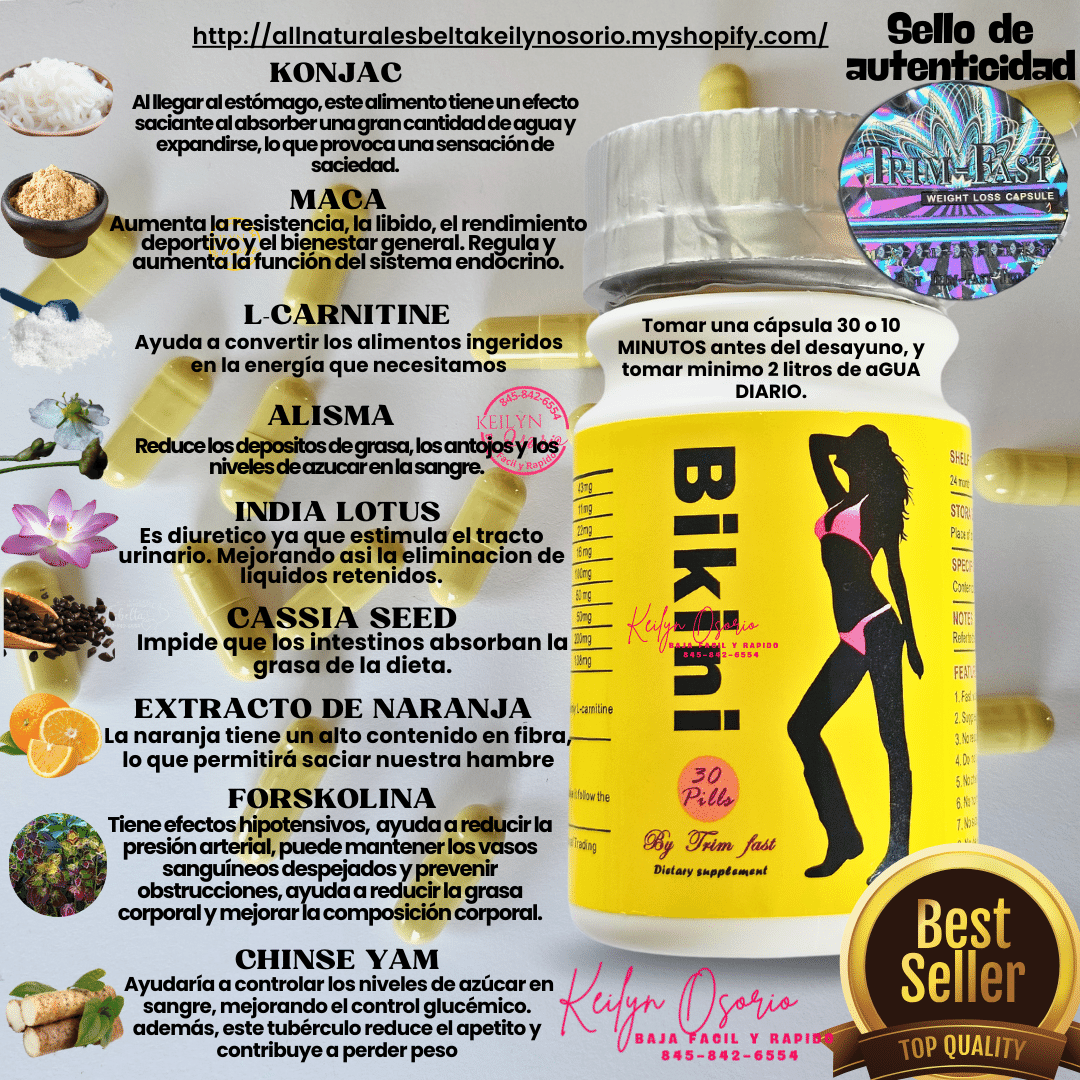 ESBELTA FLAT BELLY DETOX Y BIKINI CAPSULAS