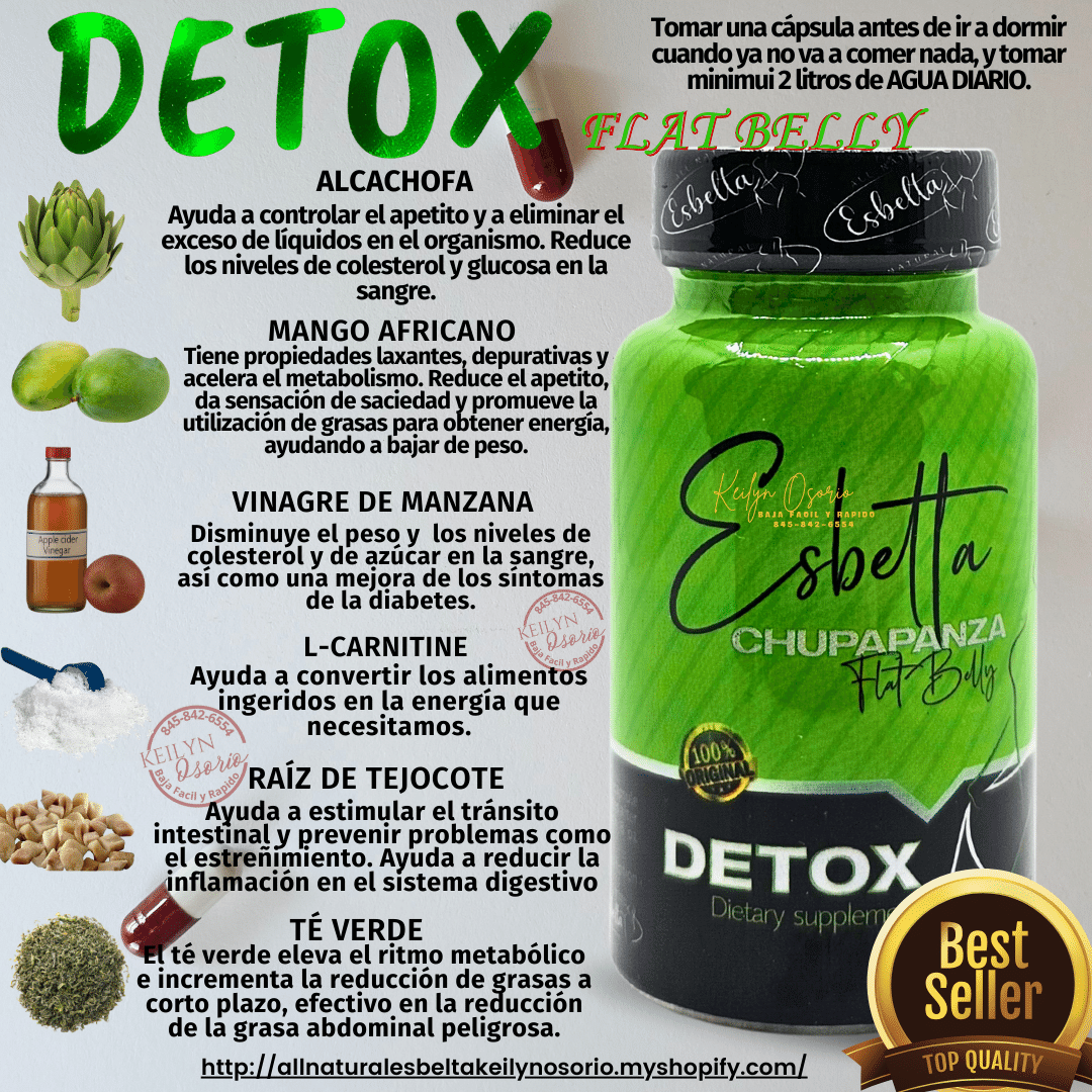 ESBELTA FLAT BELLY DETOX Y BIKINI FORTE