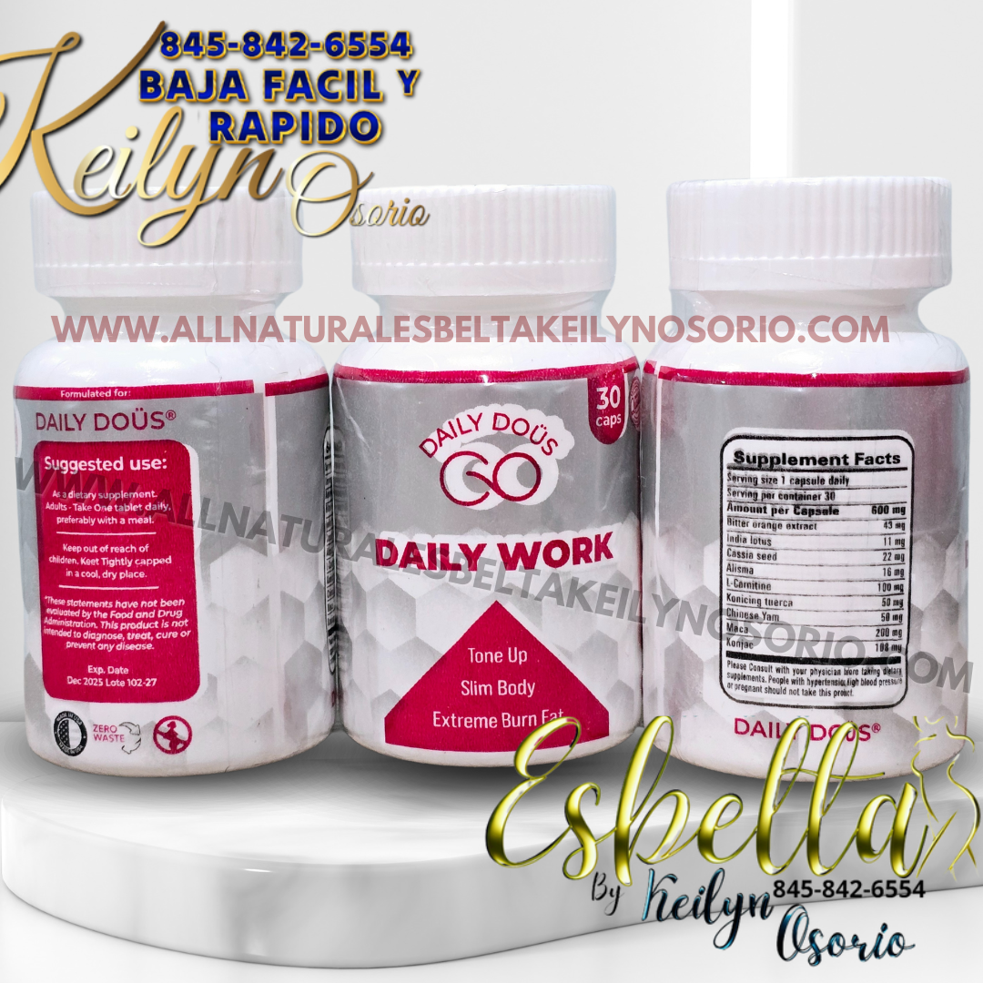 ESBELTA DETOX PLUS Y DAILY WORK