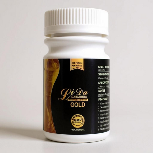 Capsulas LiDa Gold de DaiDaiHua | Ayuda Natural para Pérdida de Peso | Suplemento Adelgazante LiDa DaiDaiHua