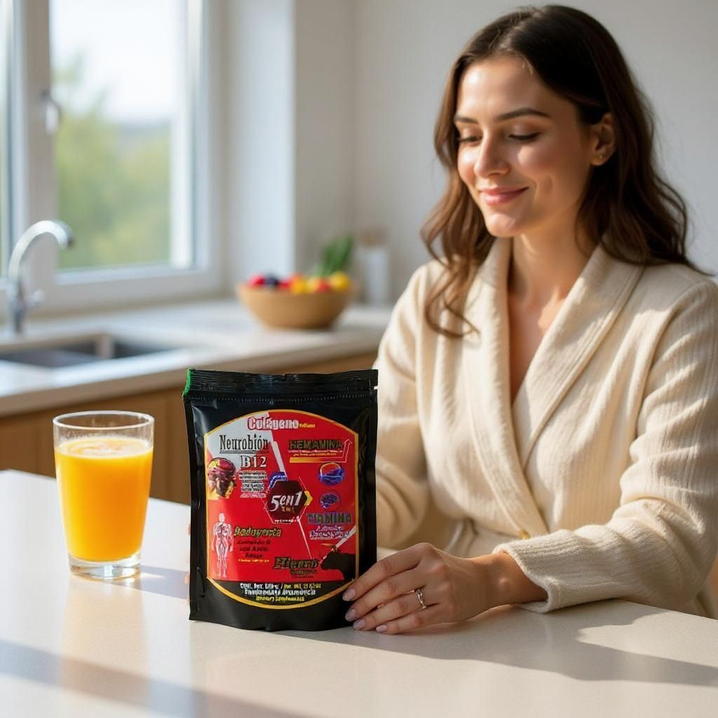 Colágeno 5 en 1 con Vitaminas y Minerales Natural de México