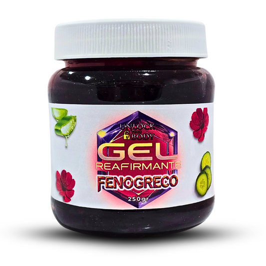 Gel Reafirmante de Fenogreco 250g BAJA FACIL Y RAPIDO CON KEILYN OSORIO