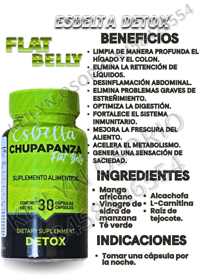 ESBELTA FLAT BELLY DETOX Y BIKINI FORTE