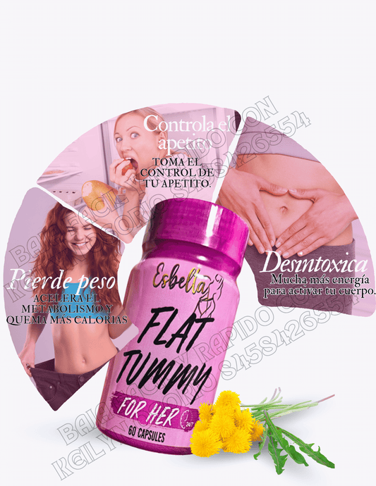 Esbelta Flat Tummy 2 en 1 Quemador y Detox