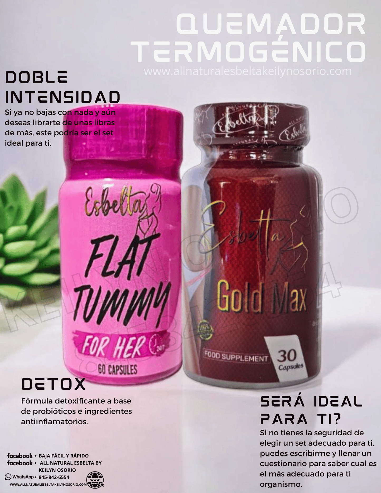 Esbelta Flat Tummy y Esbelta Gold Max