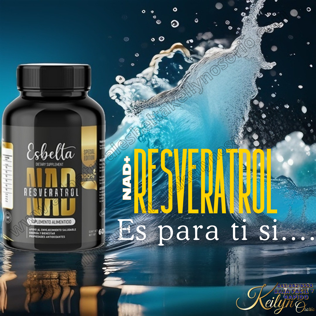 NAD+ RESVERATROL REJUVENECIMIENTO CELULAR