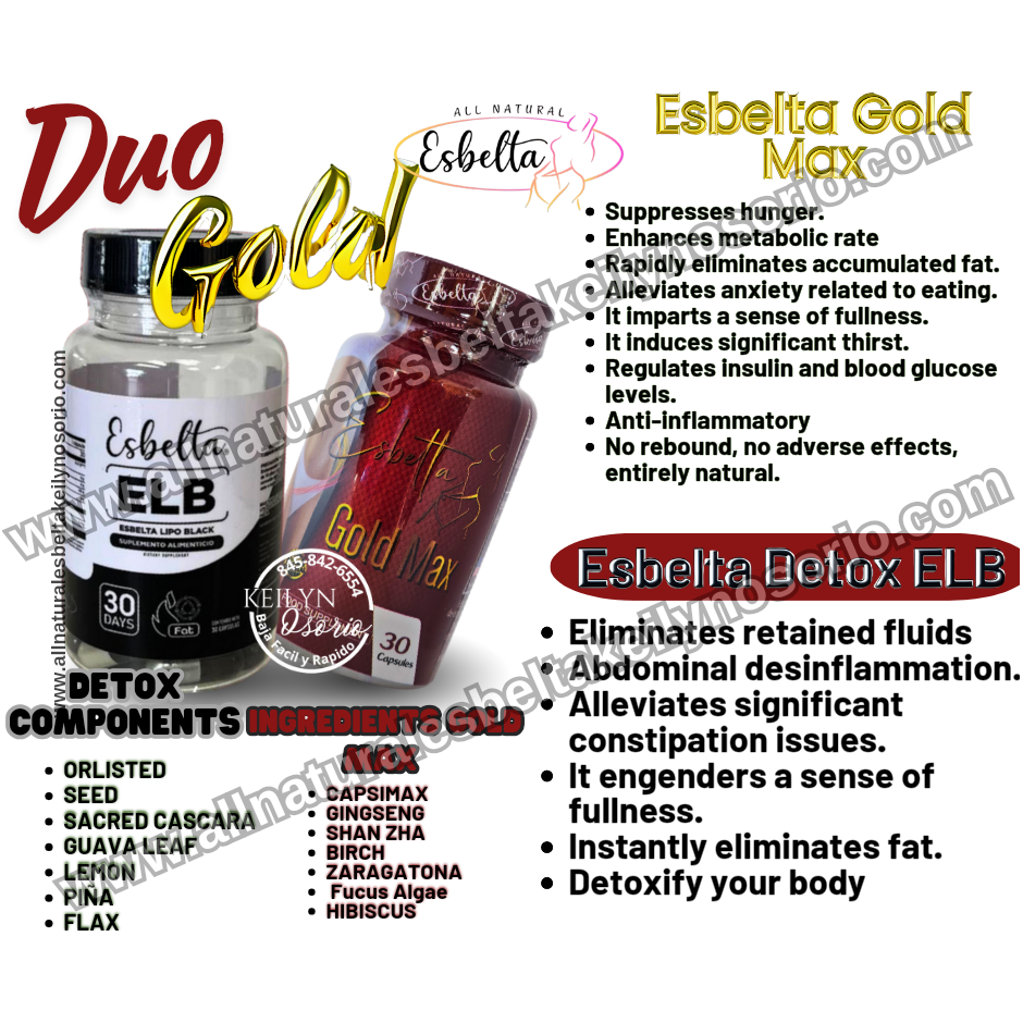 BIKINI Gold  y Esbelta  ELB Detox