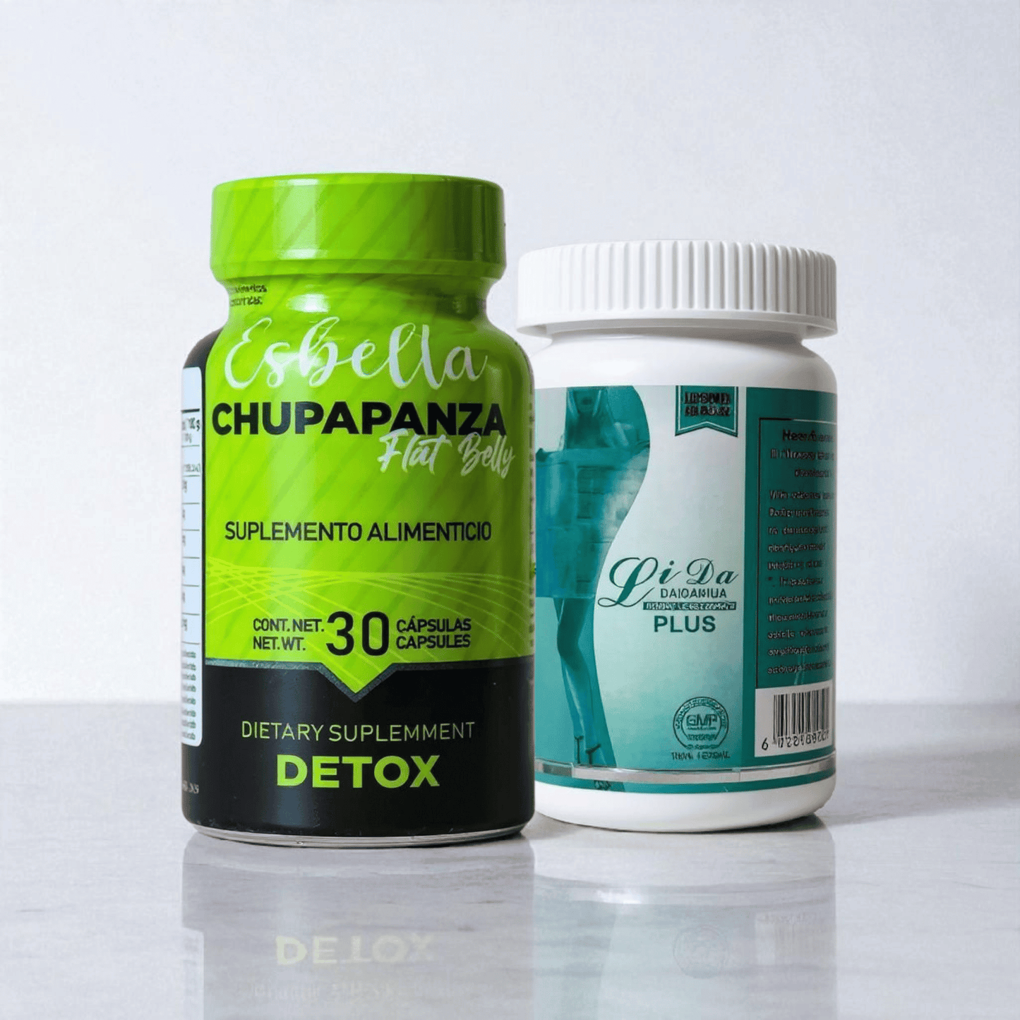 Duo LiDa plus y detox | Ayuda Natural para Pérdida de Peso | Suplemento Adelgazante LiDa DaiDaiHua