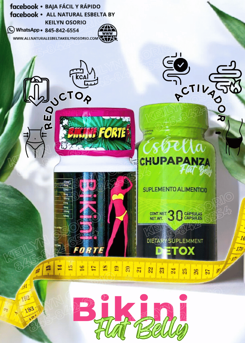 ESBELTA FLAT BELLY DETOX Y BIKINI FORTE