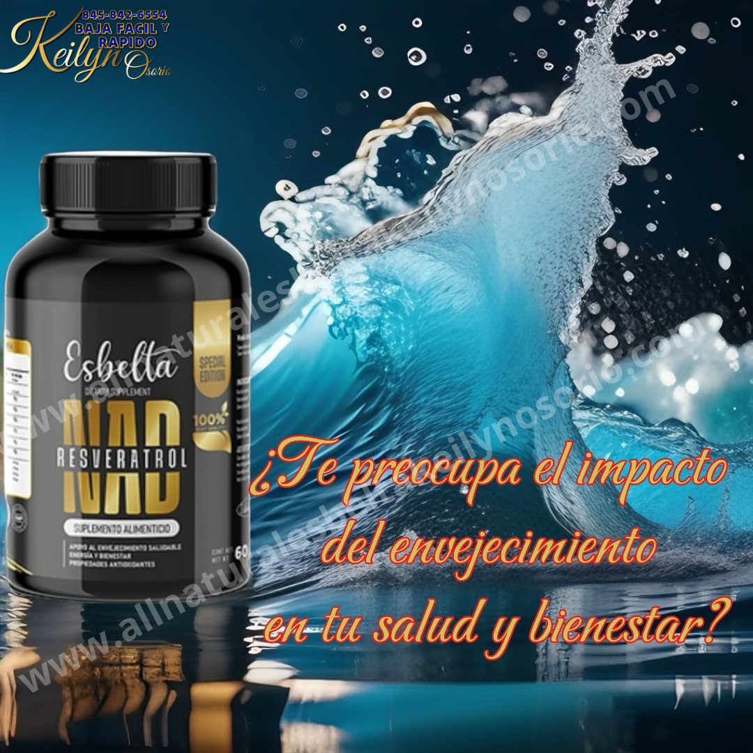 NAD+ RESVERATROL REJUVENECIMIENTO CELULAR